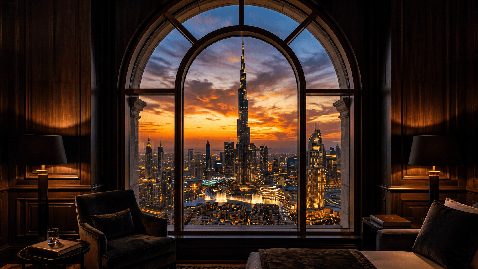 Dubai Skyline View
